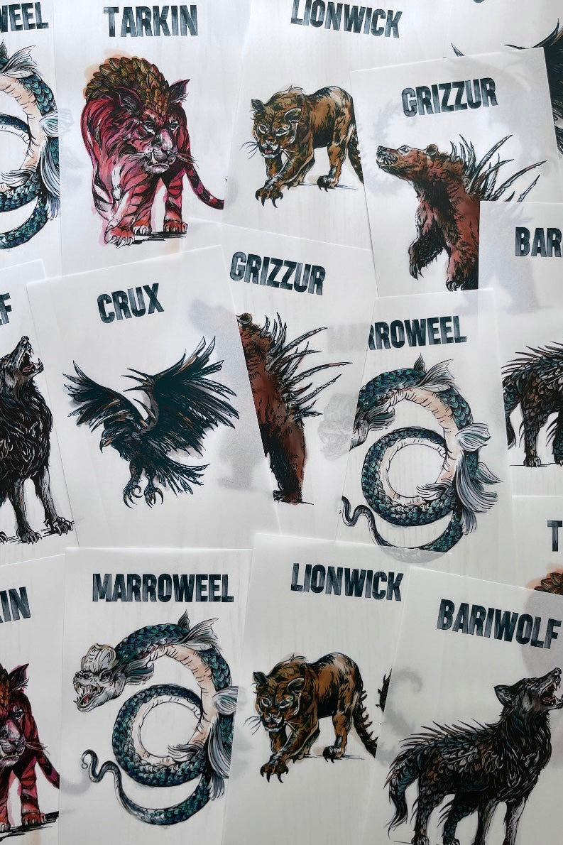 Shield of Sparrows Monster Page Overlays