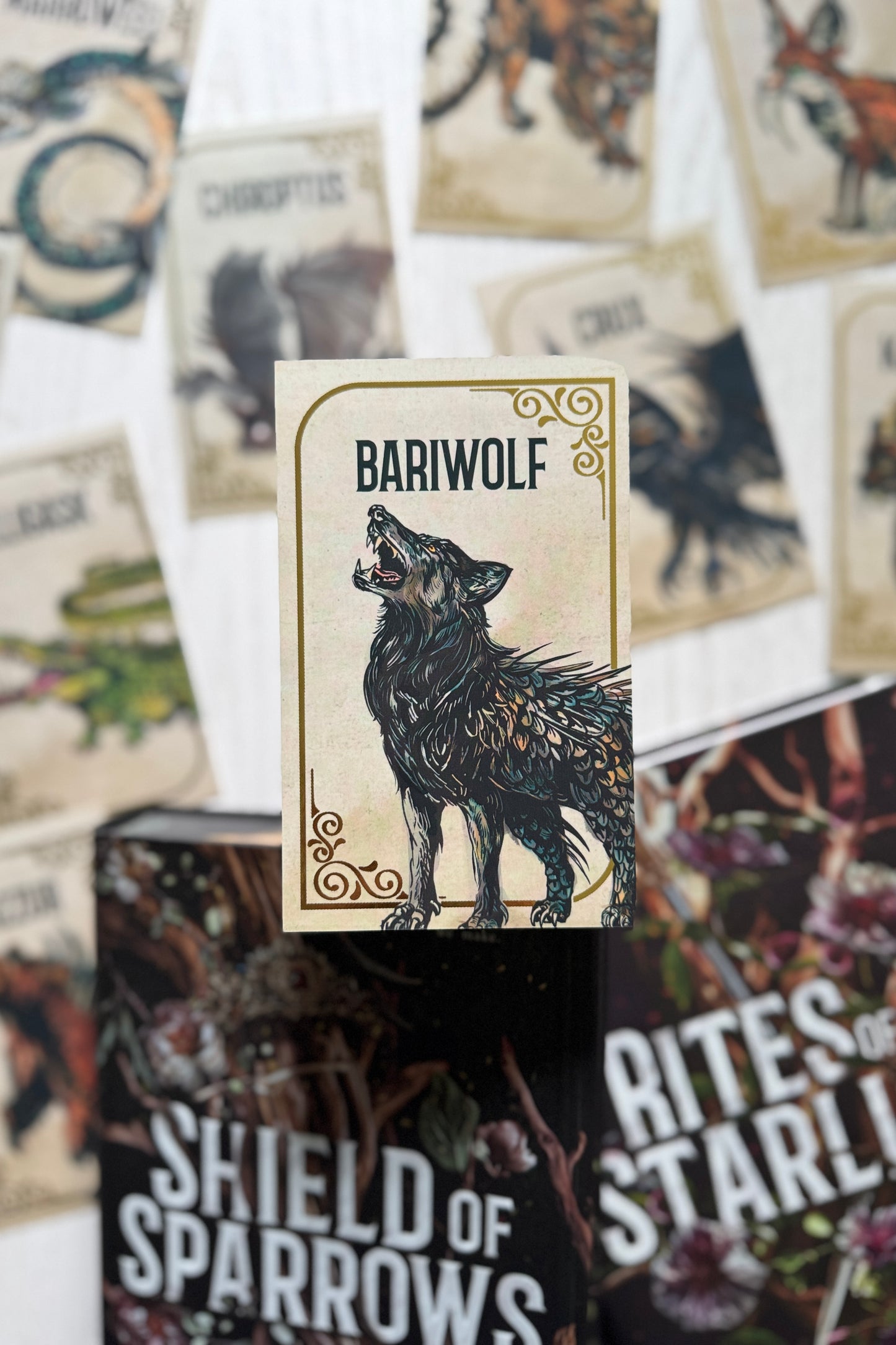 Shield of Sparrows Monster Trading Cards