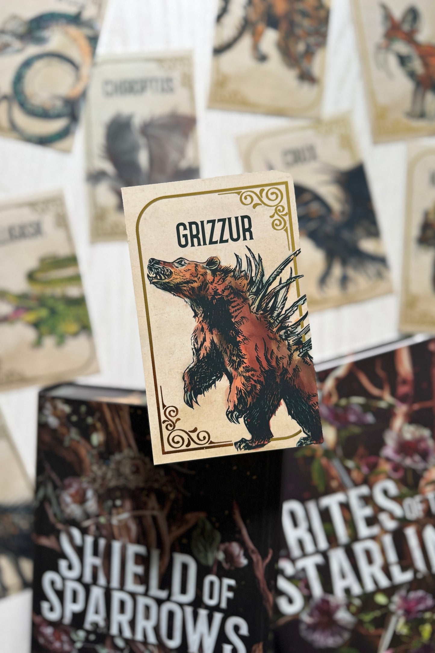 Shield of Sparrows Monster Trading Cards