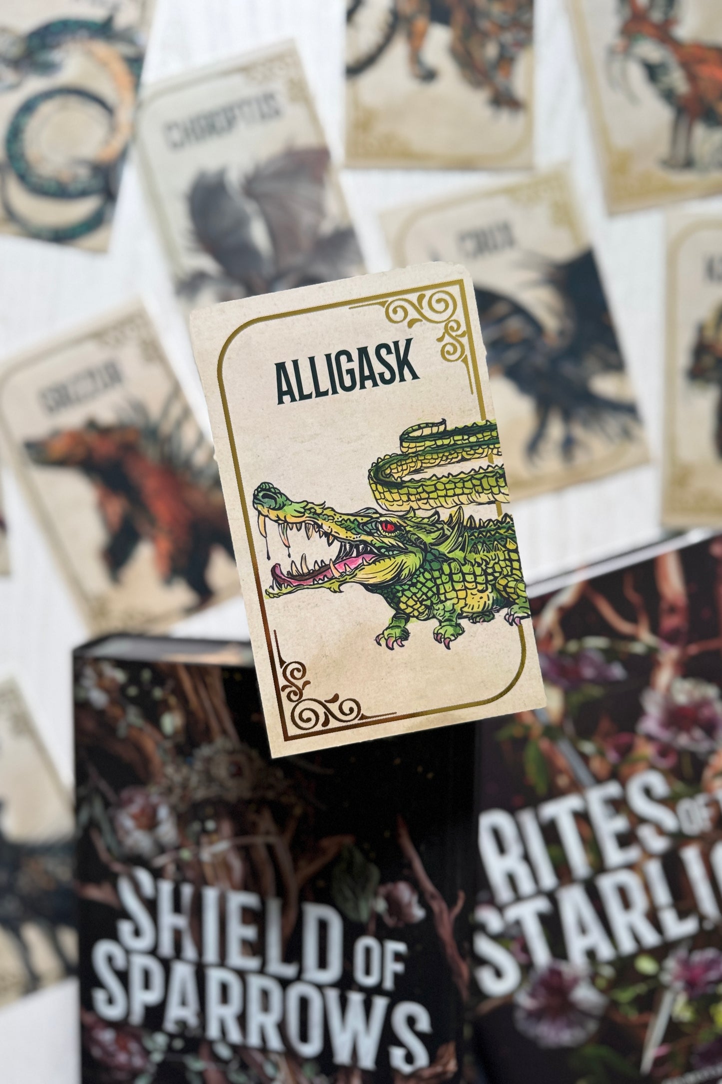 Shield of Sparrows Monster Trading Cards
