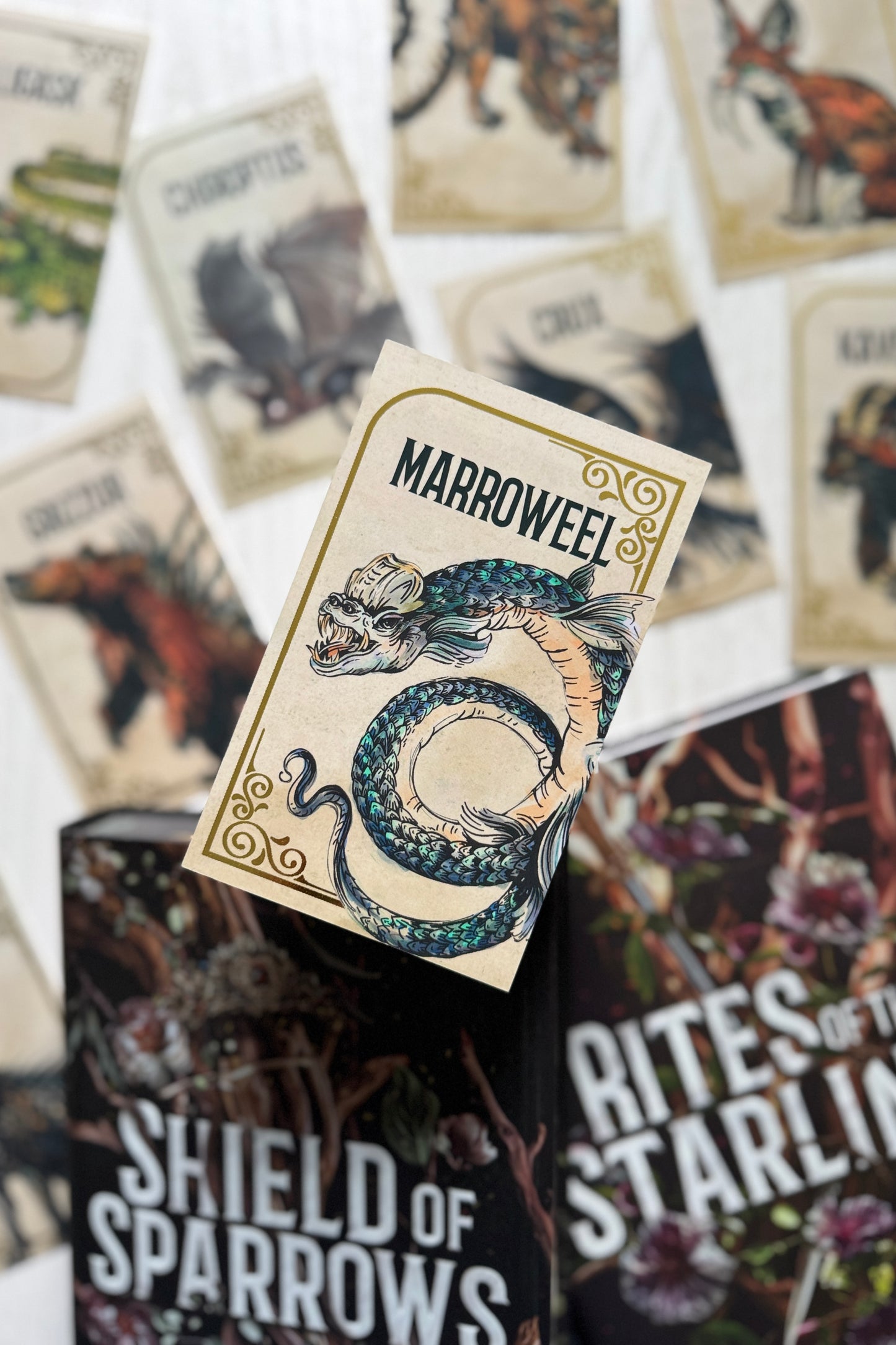 Shield of Sparrows Monster Trading Cards