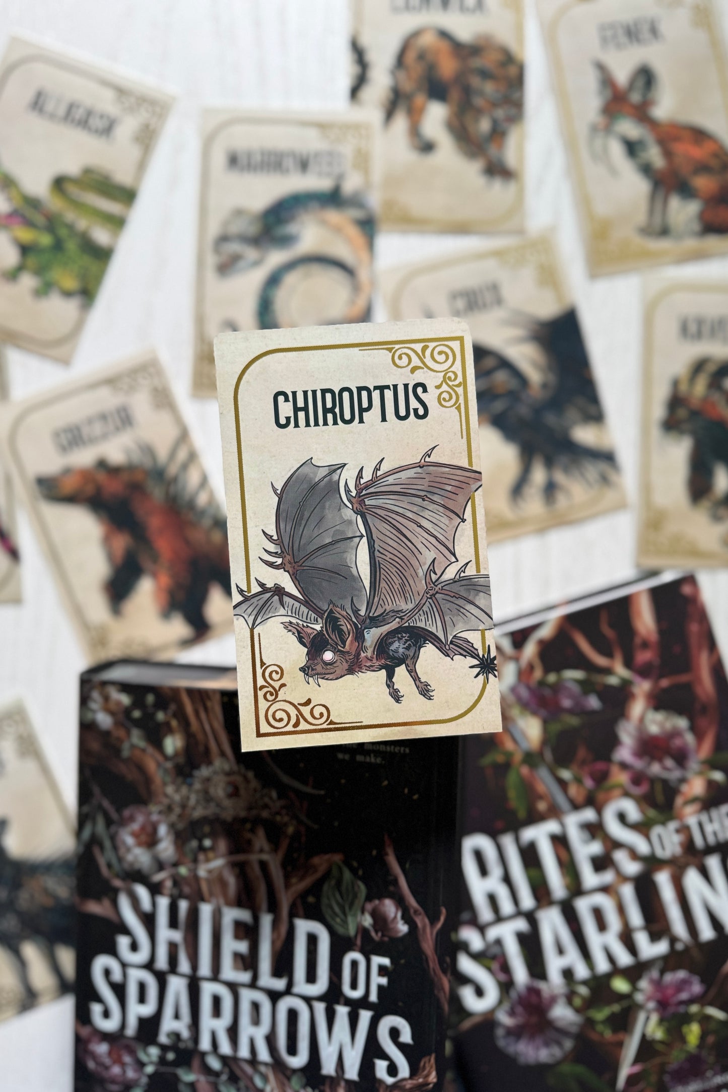 Shield of Sparrows Monster Trading Cards