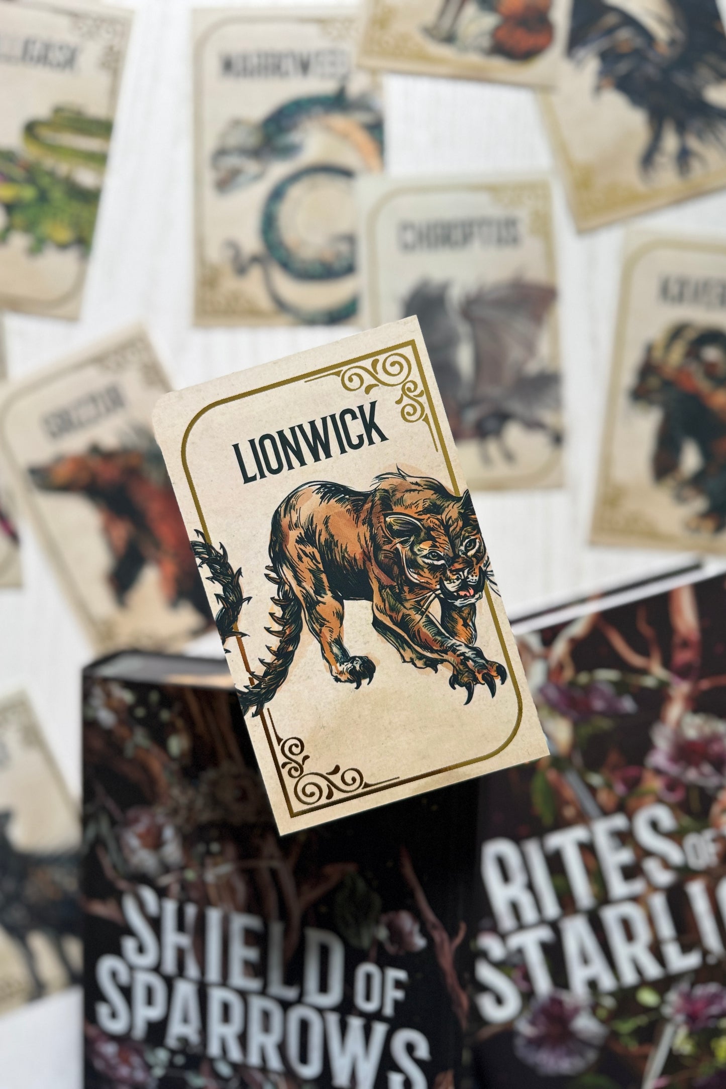 Shield of Sparrows Monster Trading Cards
