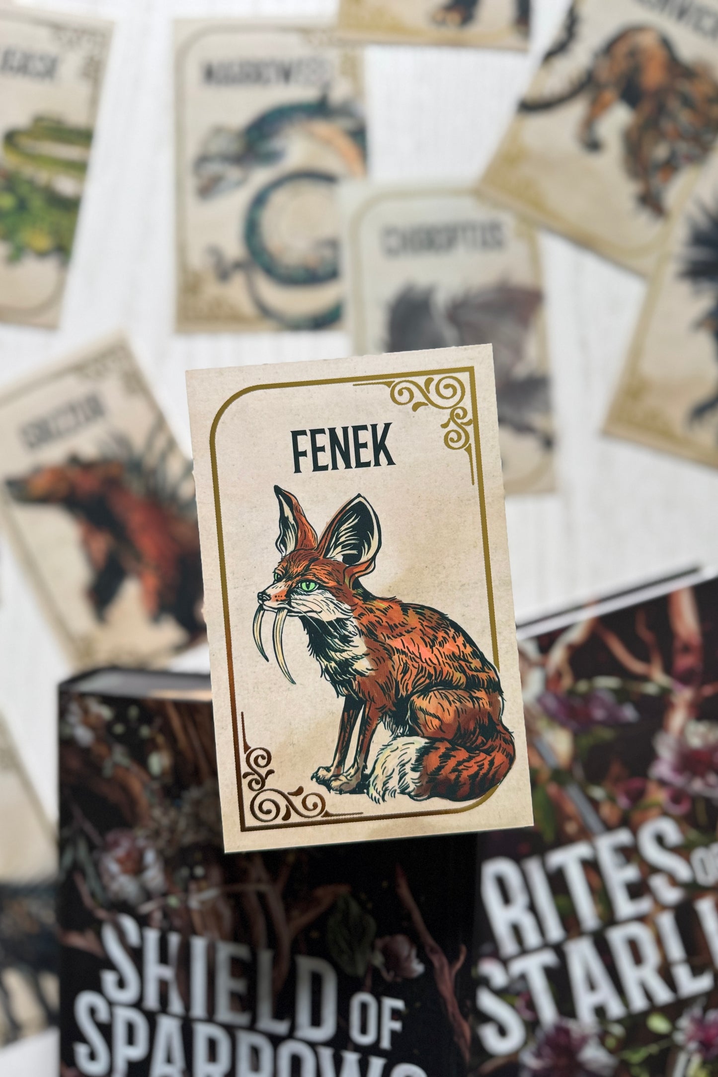 Shield of Sparrows Monster Trading Cards