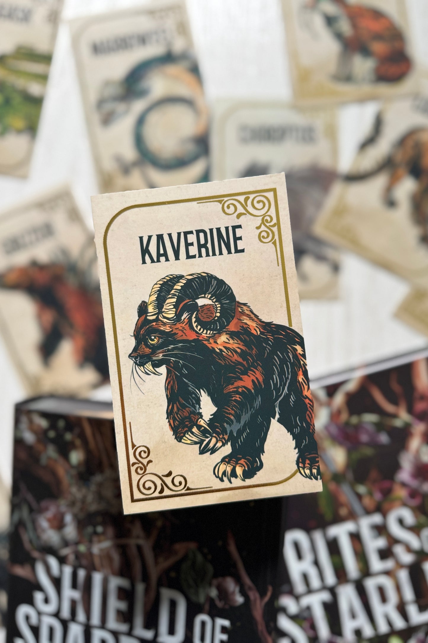 Shield of Sparrows Monster Trading Cards